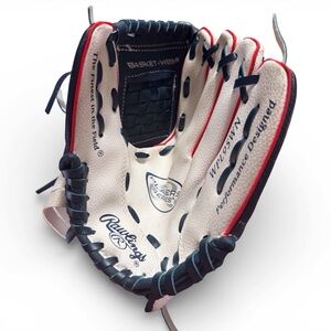 Rawlings Player's Series WPL95WN Youth T-Ball/baseball Glove 9.5" RHT Blue/white